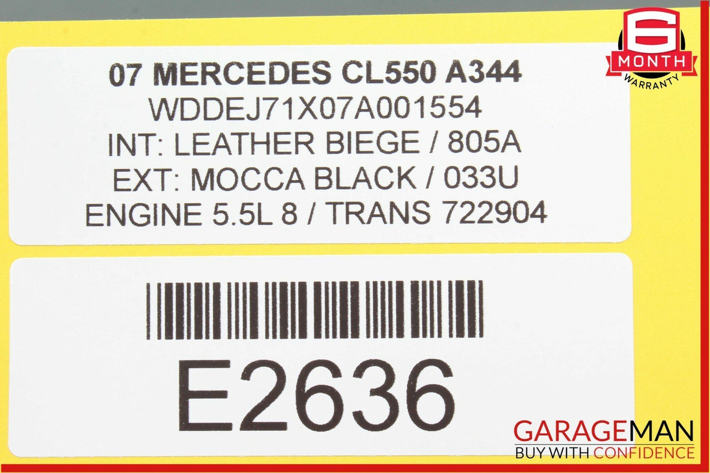 07-13 Mercedes W216 CL550 S550 Voice Language Communication Control Module OEM