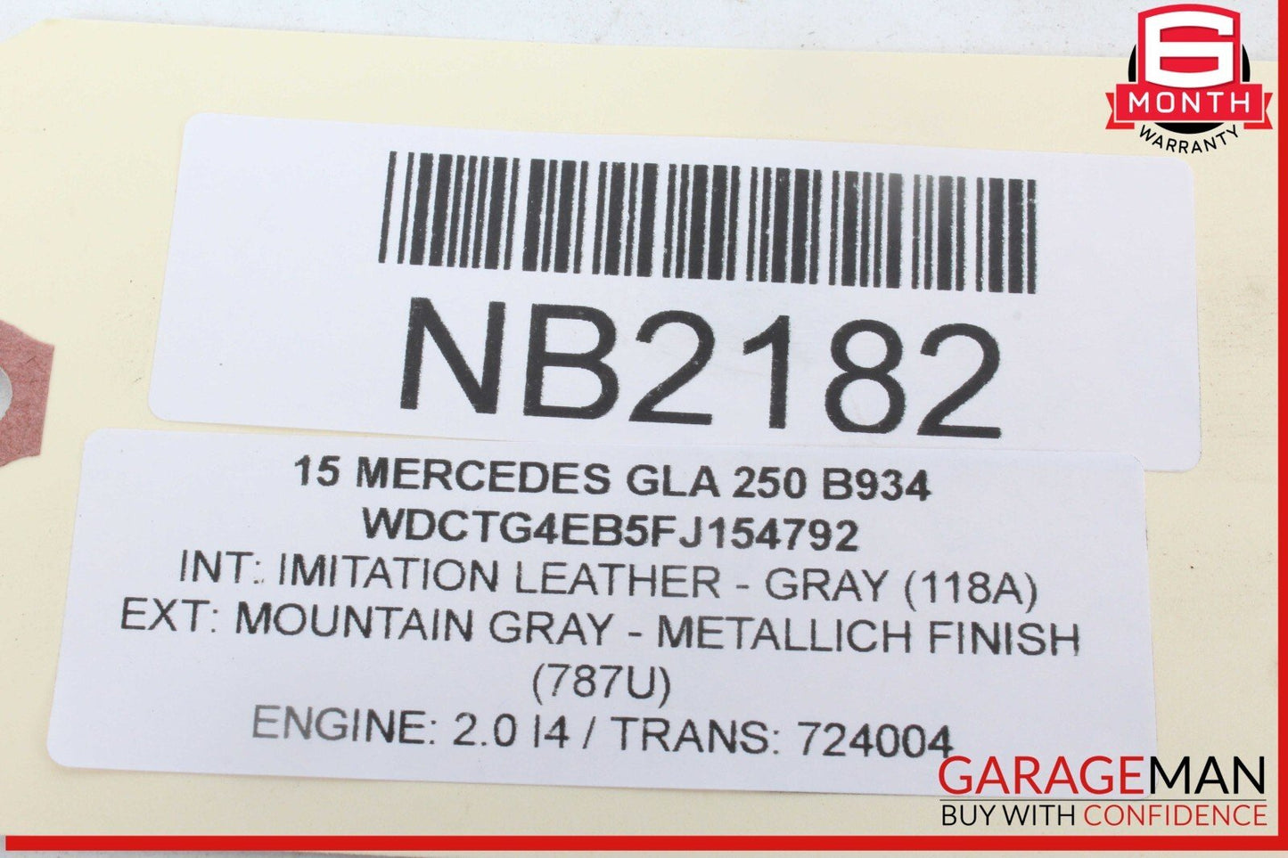 15-20 Mercedes X156 GLA250 GLA45 AMG Front Right Door Lock Latch Actuator OEM