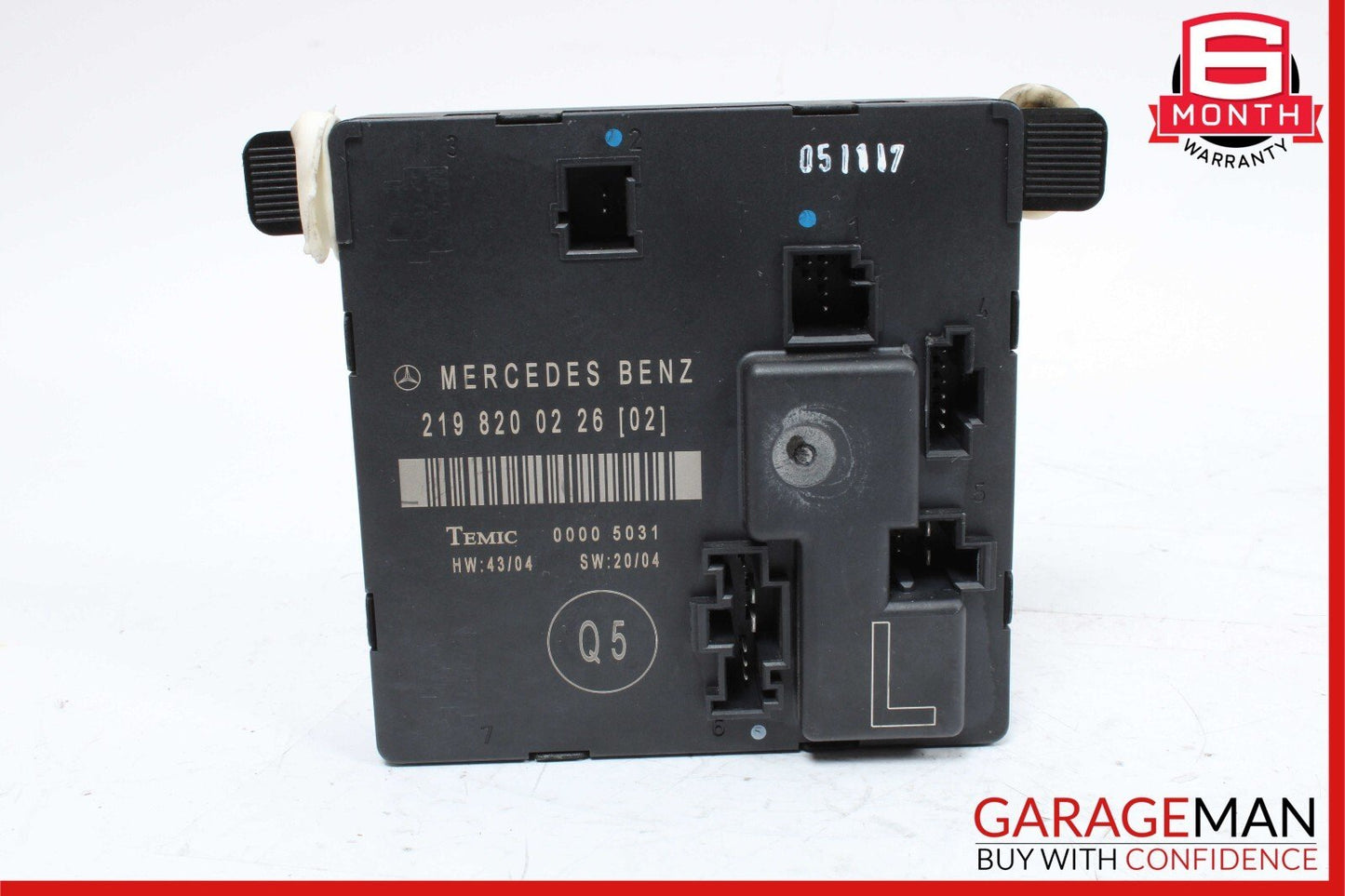 06-11 Mercedes W219 CLS500 CLS55 AMG Rear Left Driver Side Door Control Module