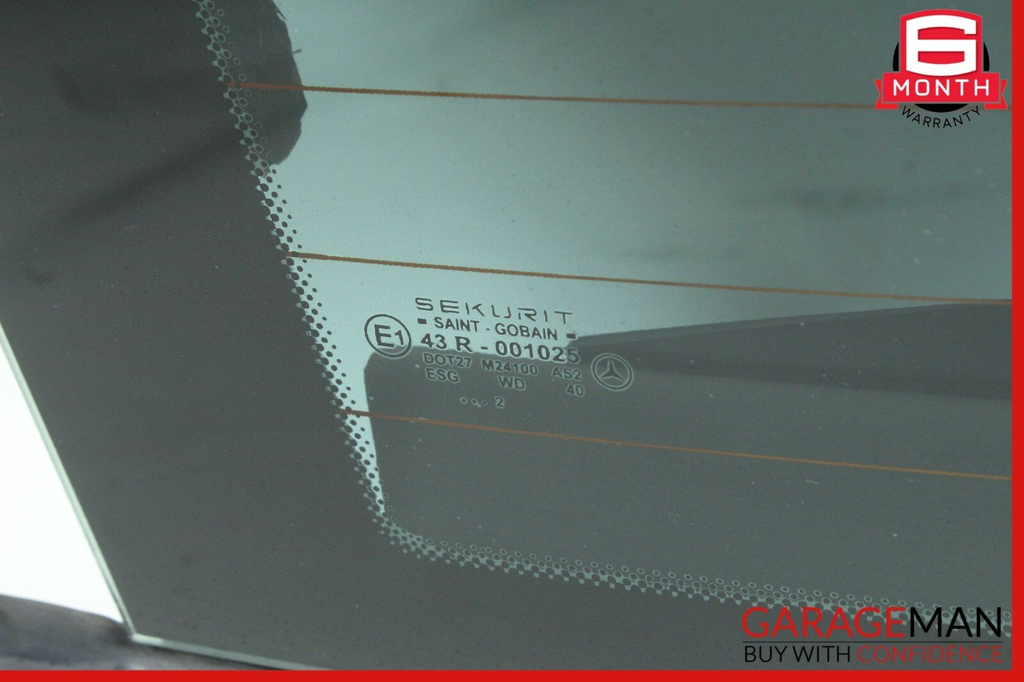 03-11 Mercedes R230 SL500 Rear Windshield Window Auto Glass Trim Panel OEM