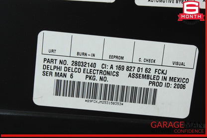03-09 Mercedes R171 SLK280 C230 CLK350 Sirius Satellite Radio Receiver OEM