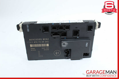 03-09 Mercedes W211 E320 E500 Front Left Side Door Control Module 2118201585 OEM