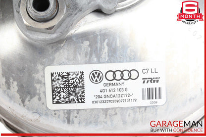 12-18 Audi A6 Power Brake Booster Master Cylinder w/ Reservoir 4G1612103 OEM