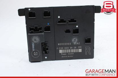 03-12 Mercedes R230 SL500 SL550 SL55 AMG Front Right Side Door Control Module