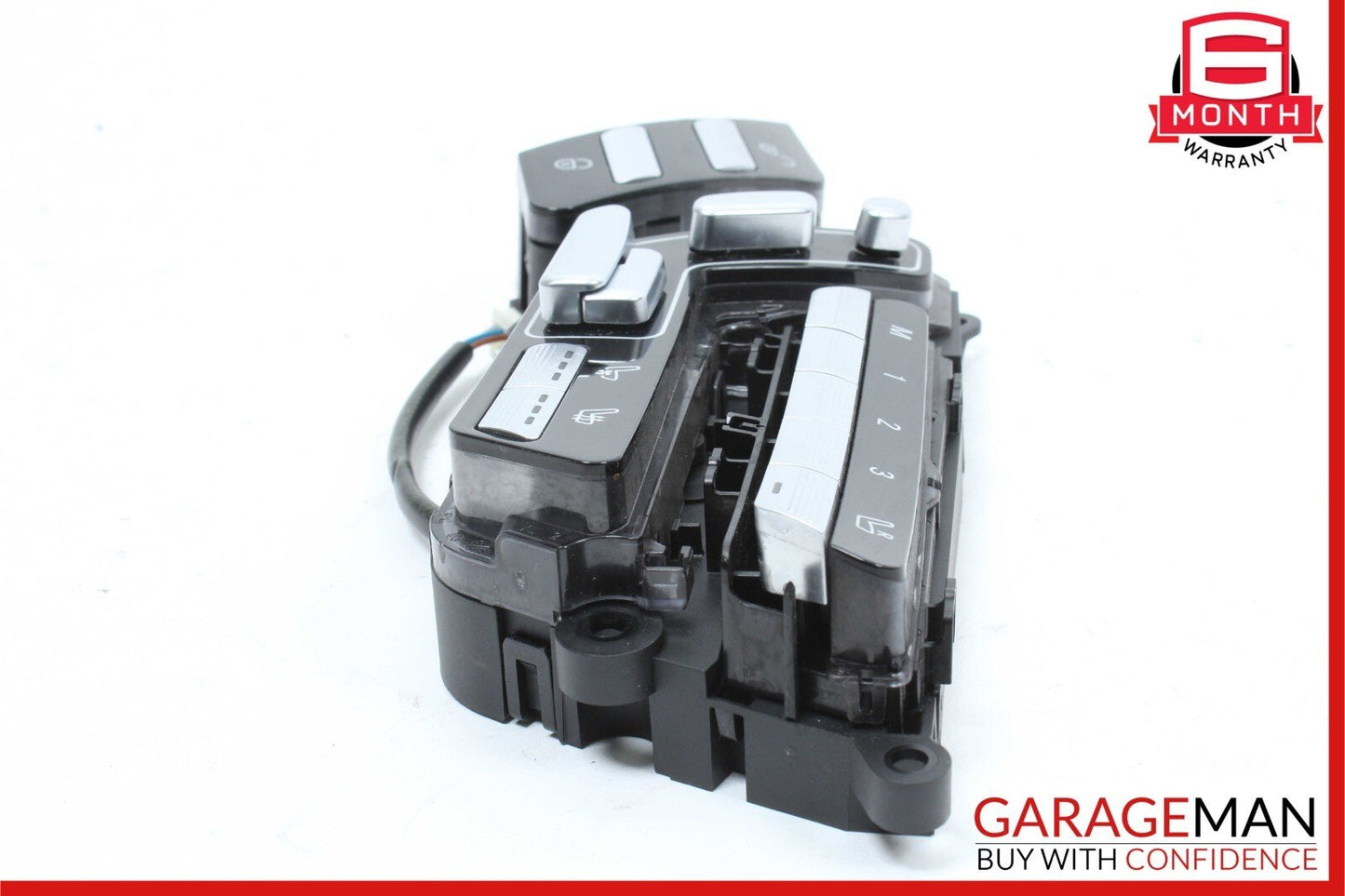 07-13 Mercedes W221 S63 AMG Front Left Side Seat Control Switch Set Assembly OEM