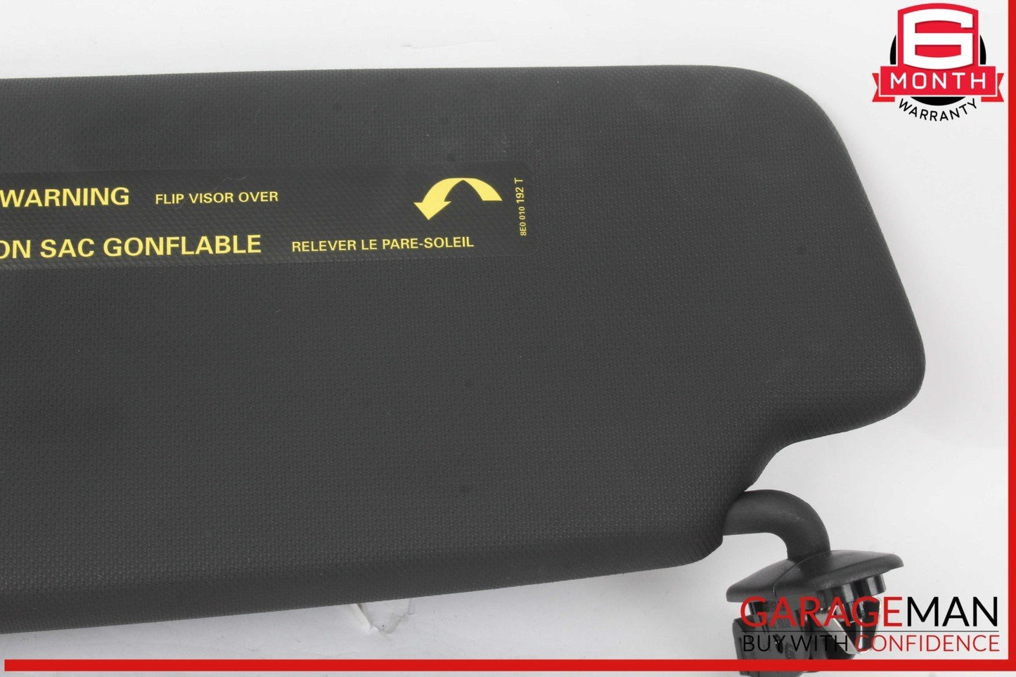09-16 Audi S4 A4 Front Right Passenger Side Sun Visor Sunvisor 8H0010501 OEM