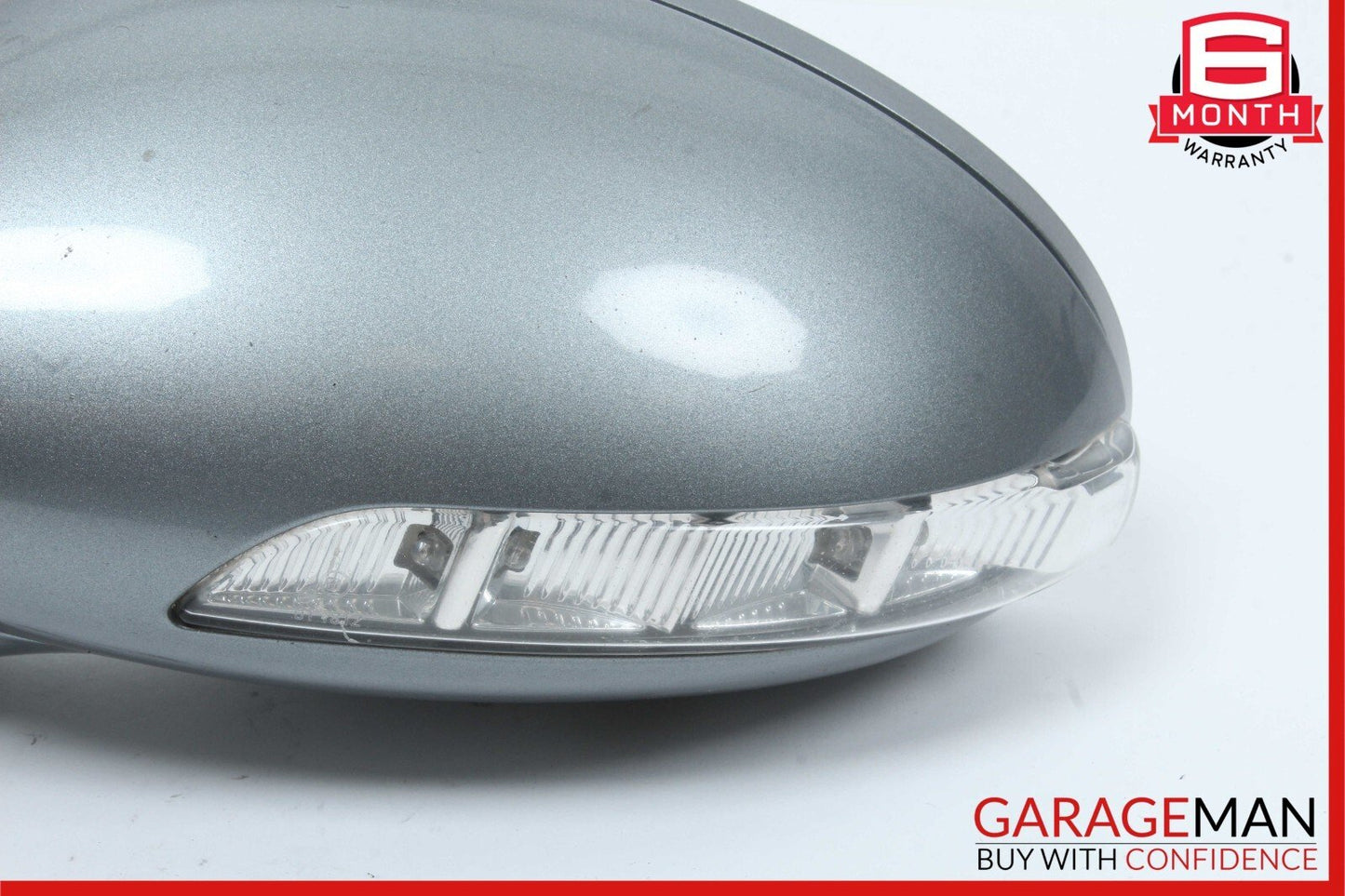 07-09 Mercedes W221 S550 Front Left Side Mirror Rear View Door Grey OEM