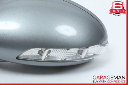 07-09 Mercedes W221 S550 Front Left Side Mirror Rear View Door Grey OEM