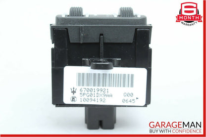 14-17 Maserati Ghibli Dash Headlight Ambient Light Switch Adjustment Control OEM