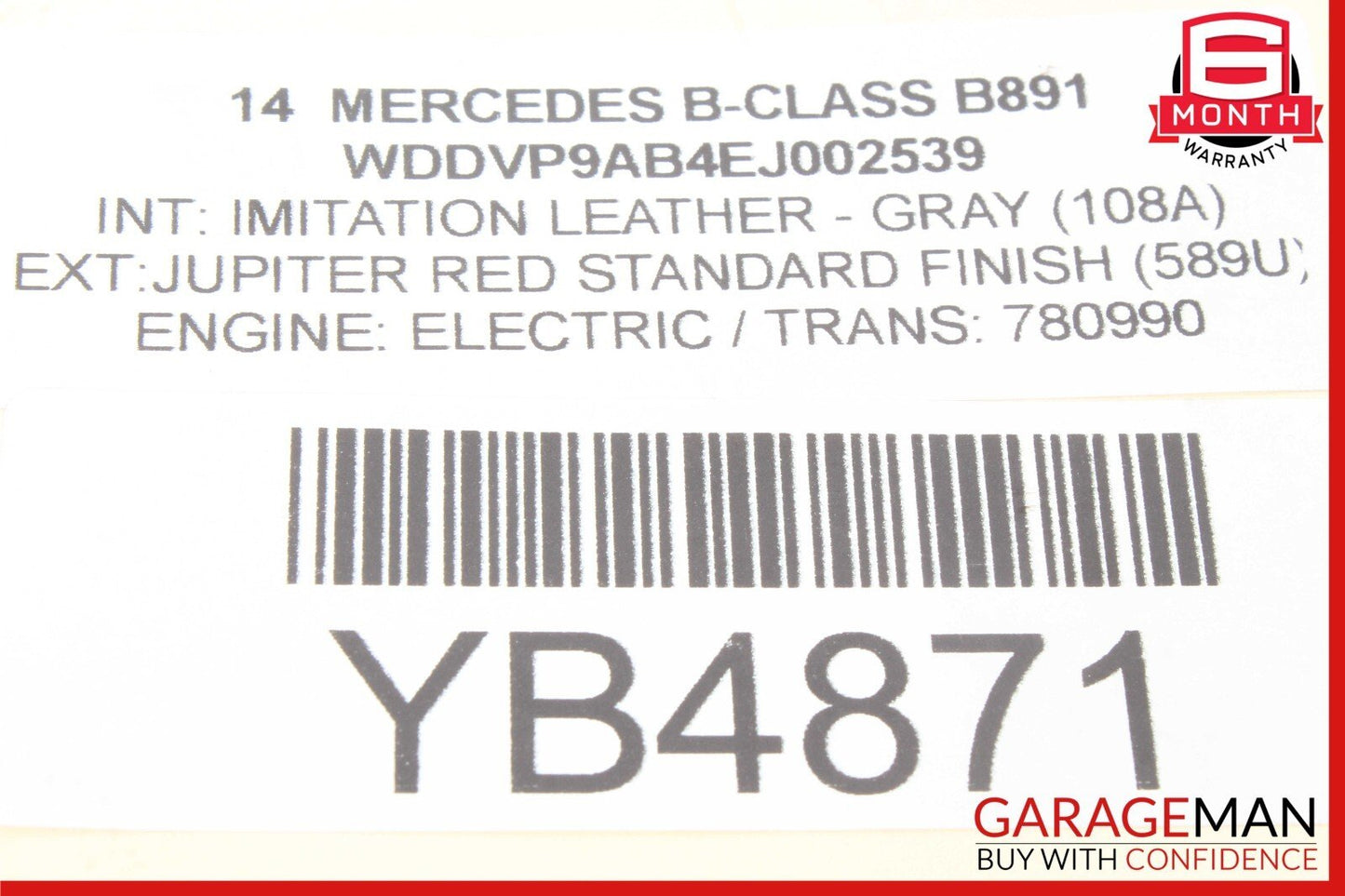12-17 Mercedes B-Class W242 W246 Cooling System Pump Motor Inverter Coolant OEM