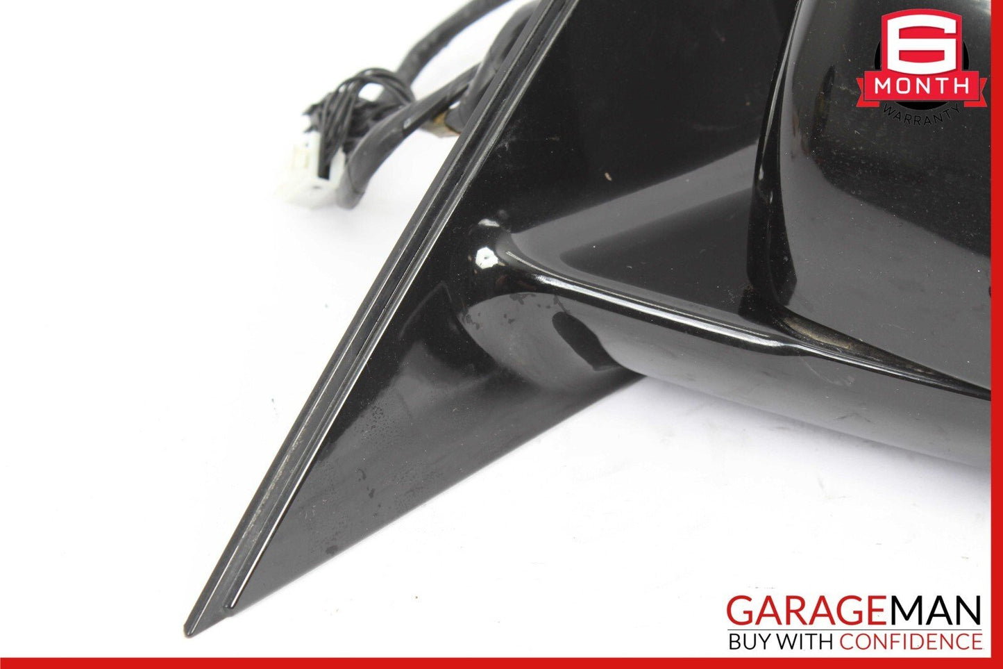 10-13 Mercedes W221 S400 S600 Front Left Side Mirror Door Rear View Black OEM