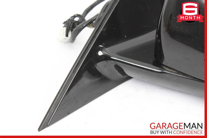 10-13 Mercedes W221 S400 S600 Front Left Side Mirror Door Rear View Black OEM