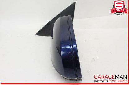 08-17 Audi A5 S5 Front Left Driver Side Door Rear View Mirror Blue OEM