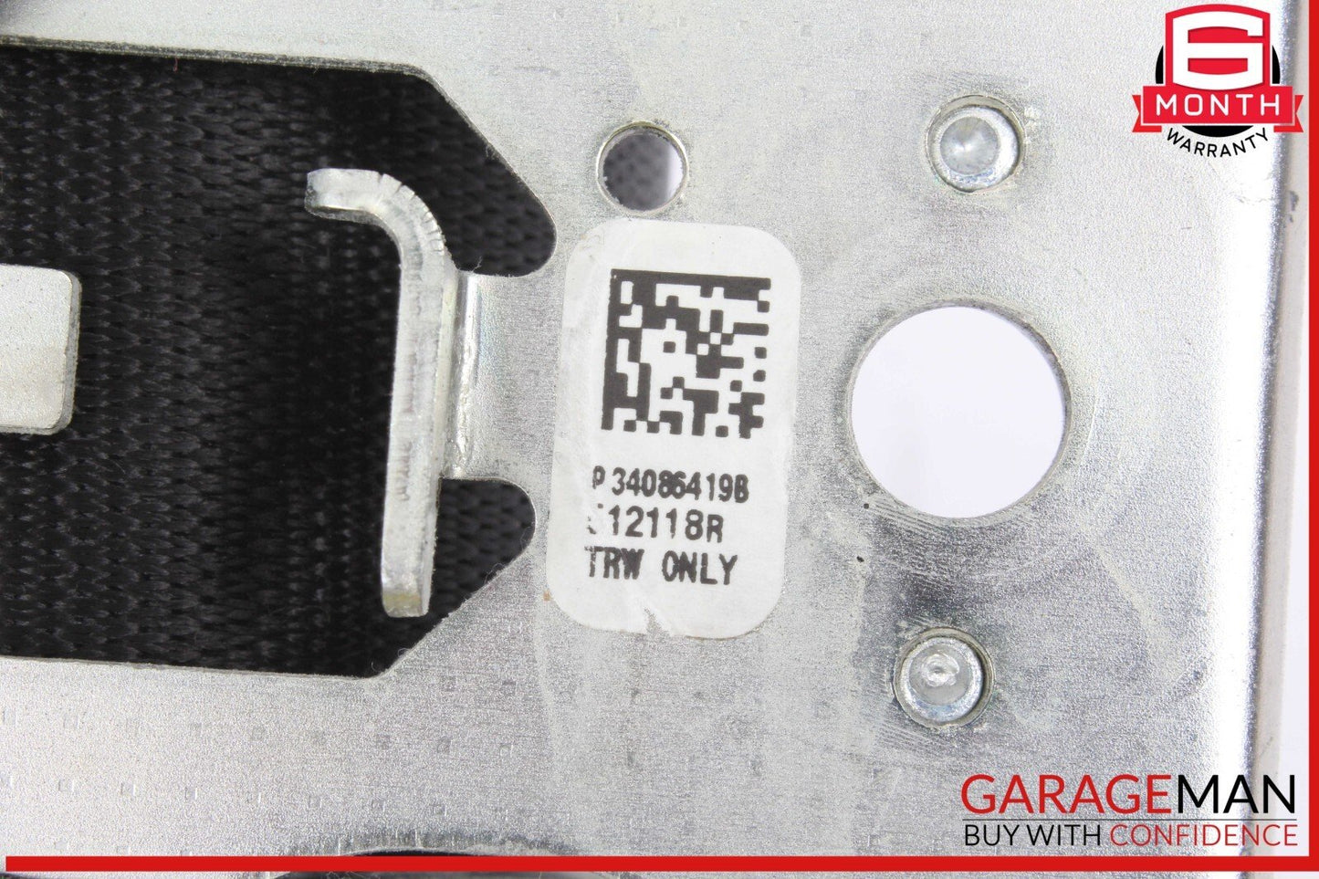 11-17 BMW X3 Rear Left Driver Side Seat Belt Seatbelt Retractor 7258447 OEM