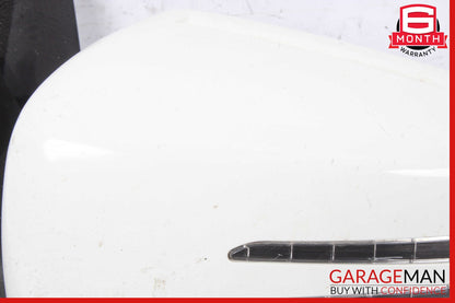 10-13 Mercedes W212 E350 Front Left Side Mirror Door Rear View White OEM