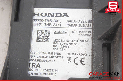 18-22 Honda Odyssey Rear Right Blind Spot Monitor Radar 36930-THR-A01 OEM