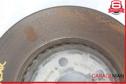 18-20 Mercedes X253 GLC350e Rear Left and Right Side Brake Disc Rotor Set of 2