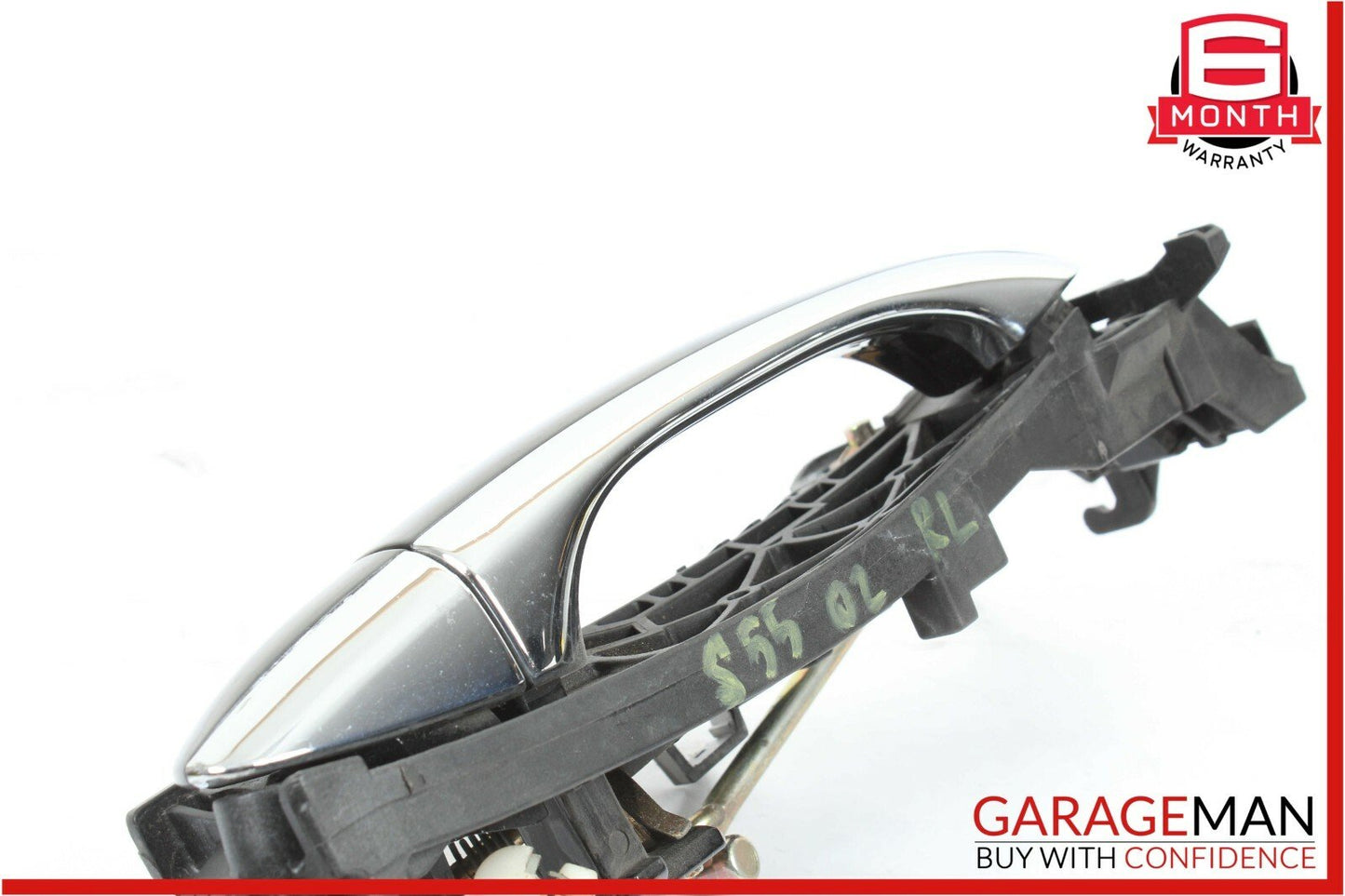 00-06 Mercedes W220 S430 S55 AMG Rear Left Side Exterior Door Handle Black