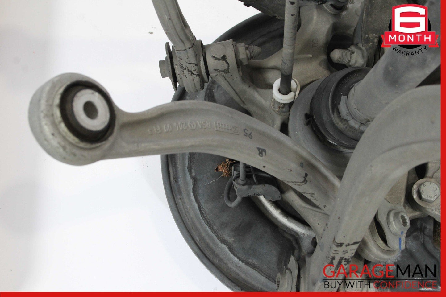10-13 Mercedes W207 E350 Rear Left Side Spindle Knuckle Brake Rotor Caliper Set