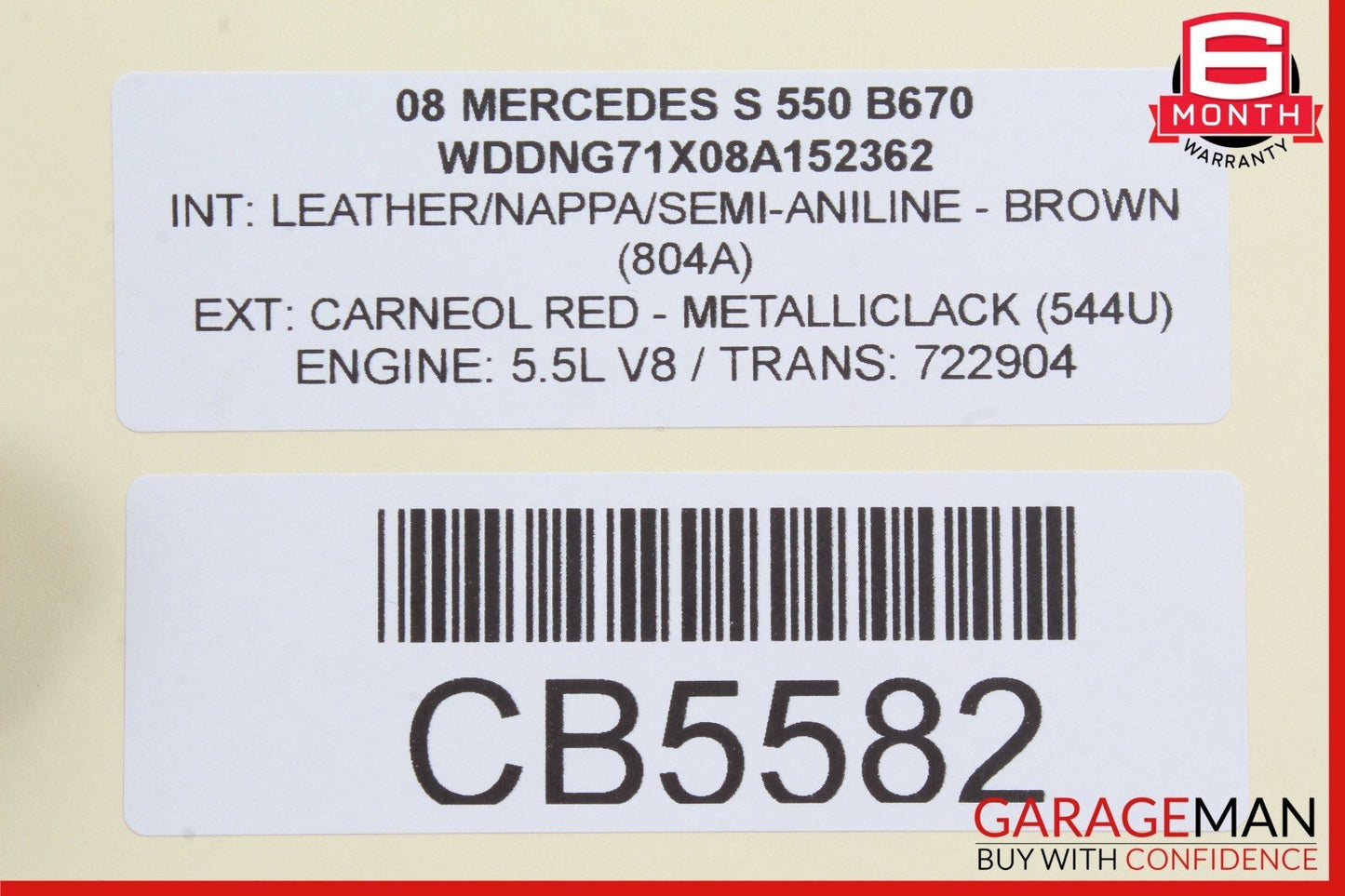 07-14 Mercedes W216 CL550 CL63 Active Body Control ABC Suspension Module Control