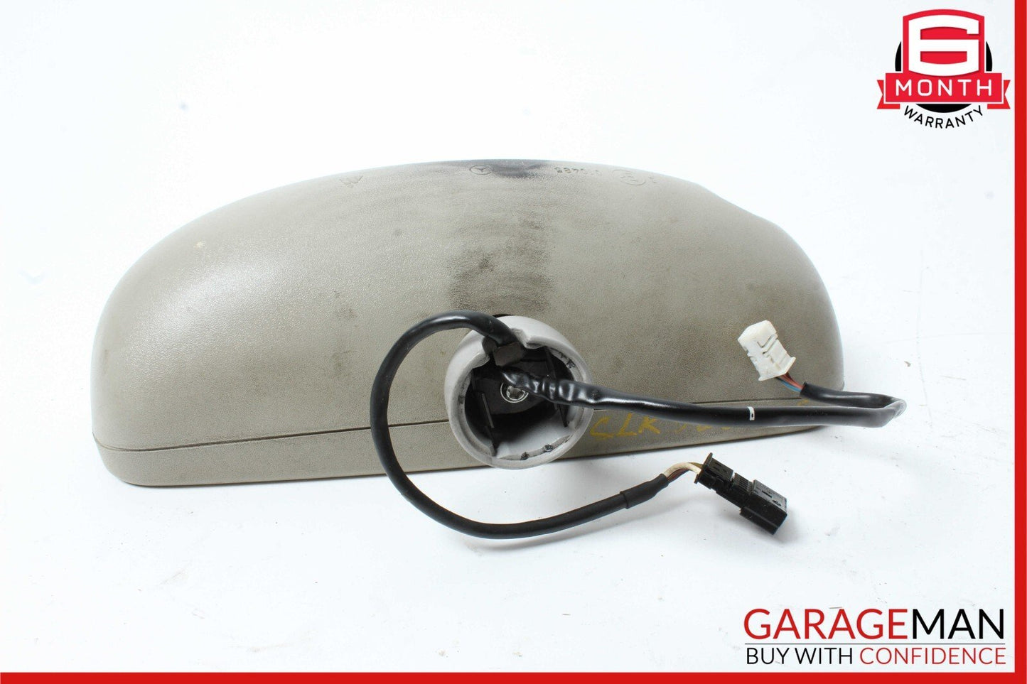 01-09 Mercedes W203 C230 Kompressor Interior Upper Rear View Mirror Gray OEM