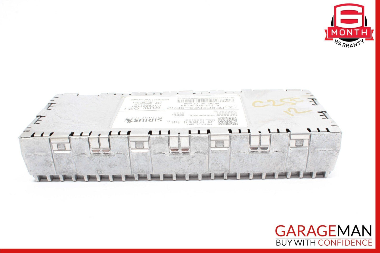 10-17 Mercedes W212 E350 C250 C300 Sirius Satellite Radio Receiver Module