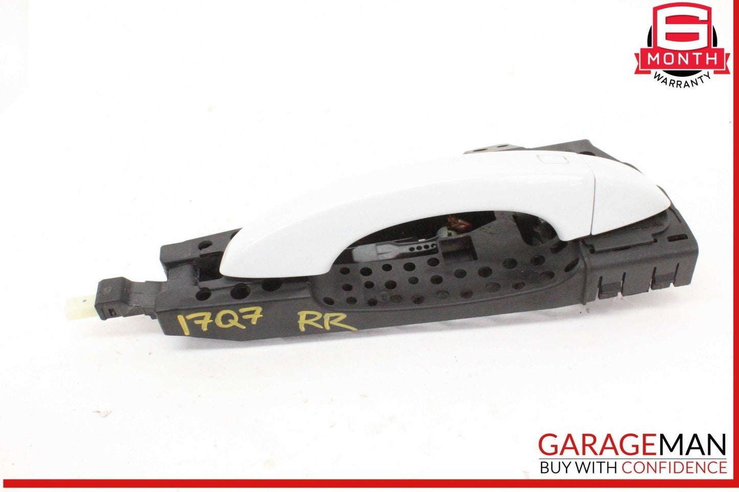 17-24 Audi Q7 Right Passenger Side Exterior Door Handle White 4M0837886A OEM