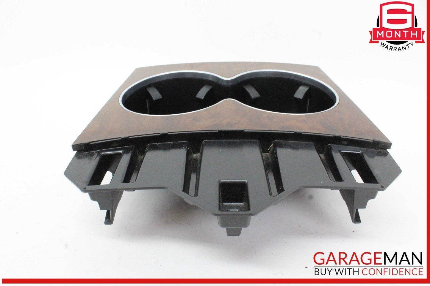 14-17 Mercedes W207 E400 E350 Center Console Cup Holder Compartment Wood OEM