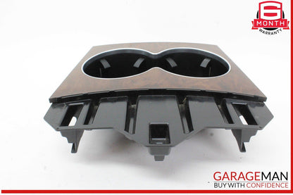 14-17 Mercedes W207 E400 E350 Center Console Cup Holder Compartment Wood OEM