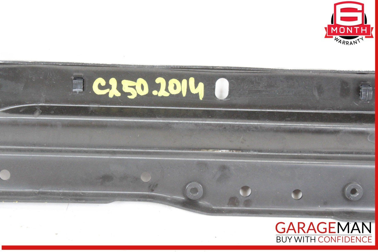 08-14 Mercedes W204 C250 C350 C280 Upper Radiator Core Support Bar Black OEM