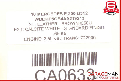08-18 Mercedes W212 E350 C350 CLS500 Rear Right Side Door Control Module Unit