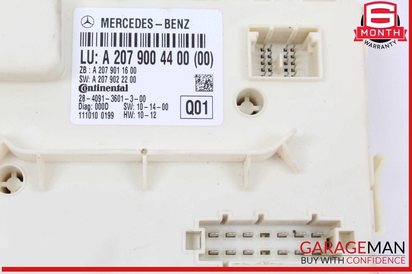 10-17 Mercedes W207 E550 Rear Window Regulator Control Module Unit OEM