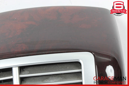 07-13 Mercedes W221 S400 Rear Center Console AC A/C Air Vent Trim 2216801639 OEM