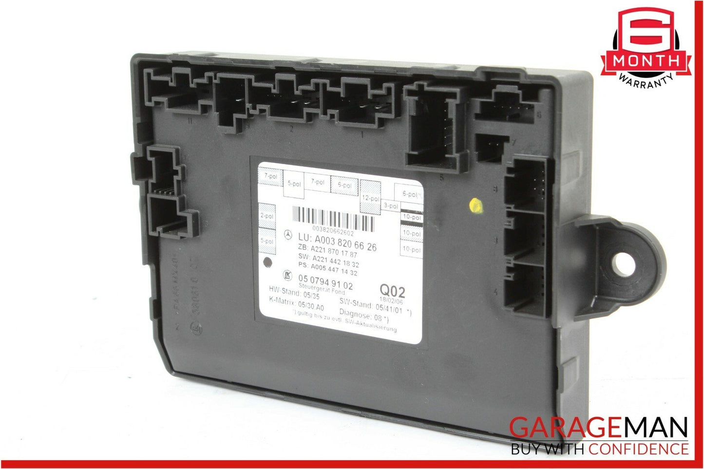 07-09 Mercedes W221 S550 Rear Left / Right Side Door Control Module Unit OEM