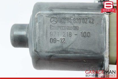 10-16 Mercedes W212 E550 Front Right Side Door Window Regulator Motor Unit