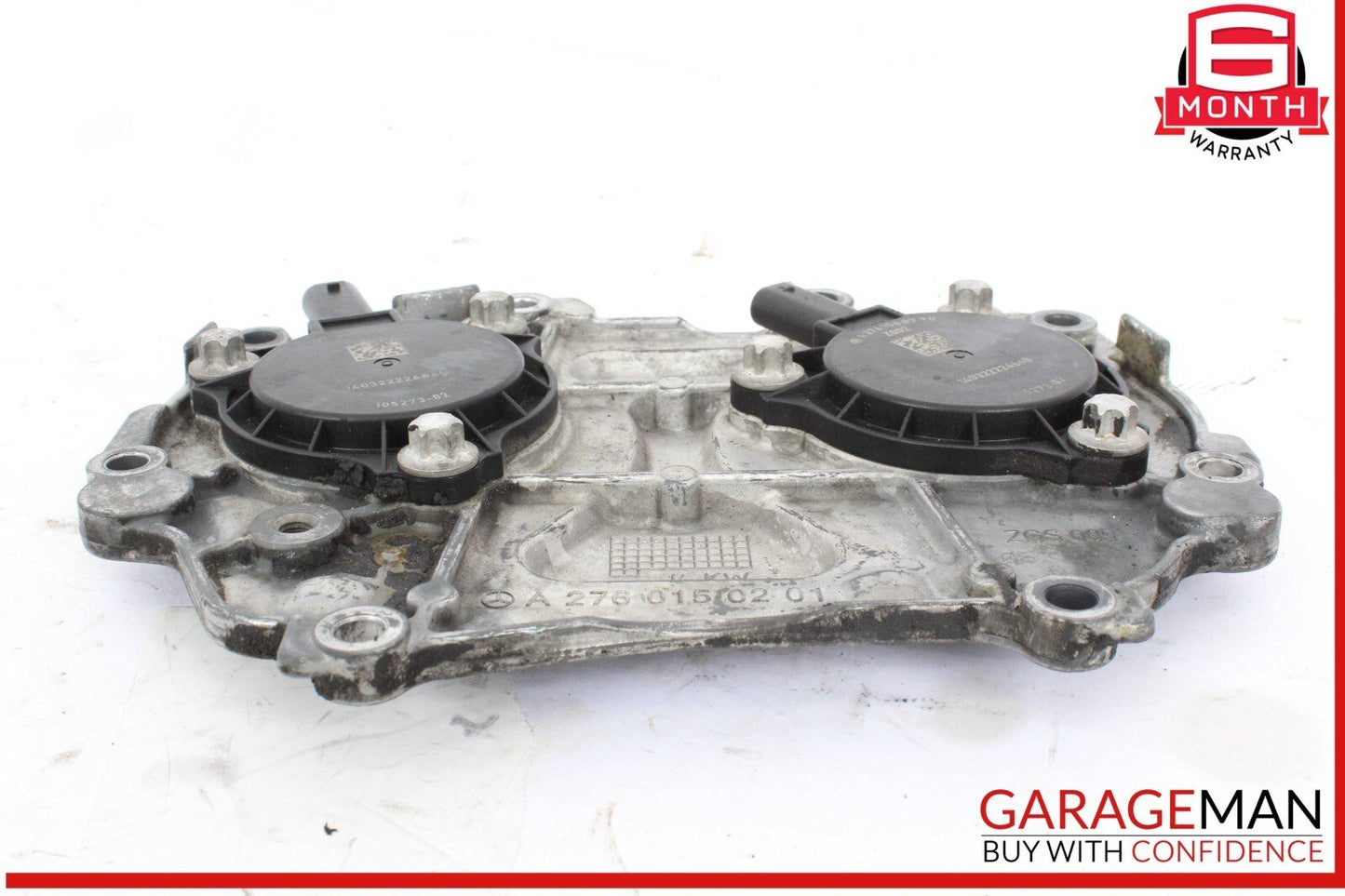 12-18 Mercedes W222 S550 Front Right / Left Engine Timing Chain Cover Plate OEM