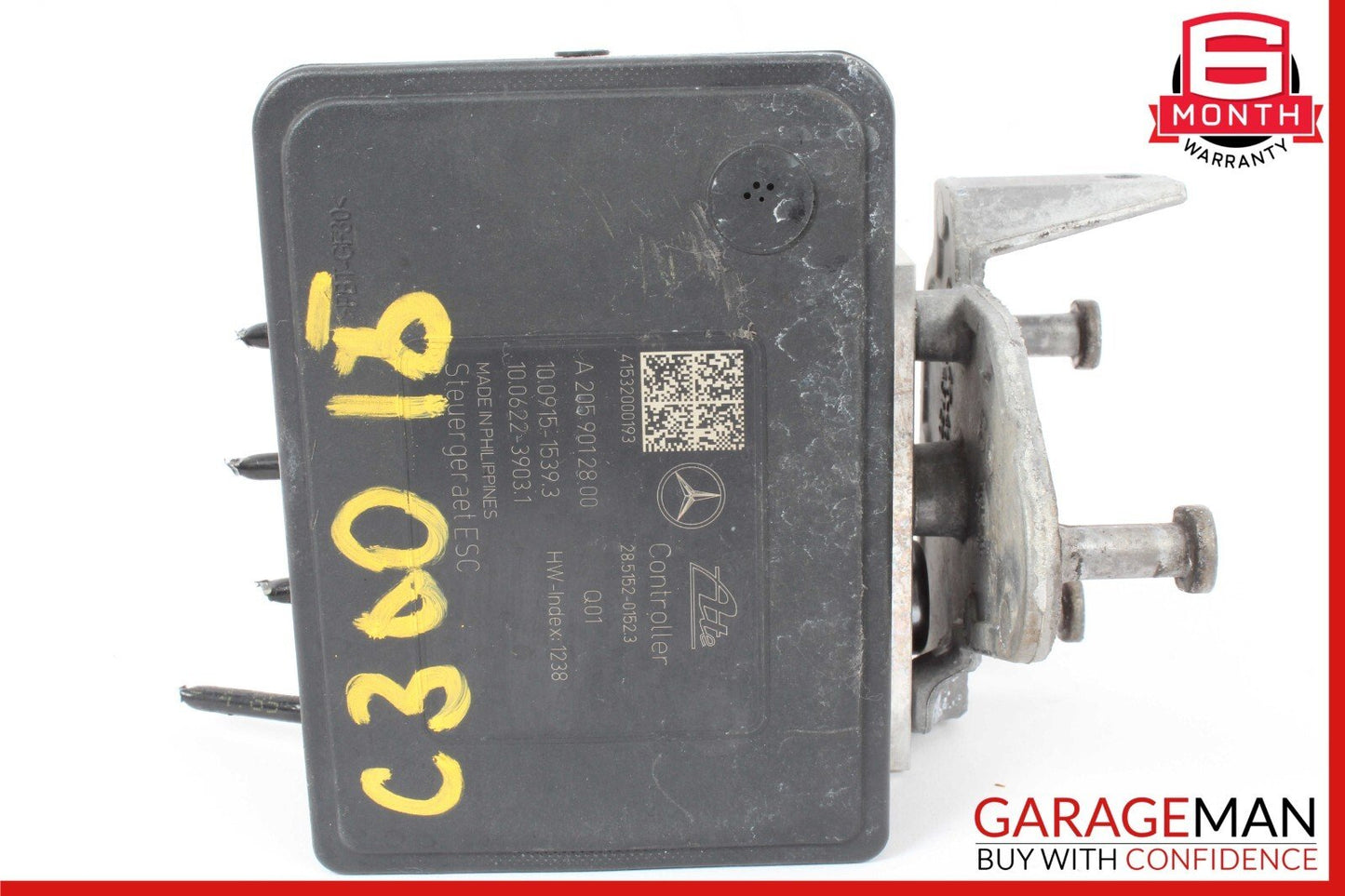 15-20 Mercedes W205 C300 ABS Anti Lock Brake Pump Control Module 2054313612 OEM