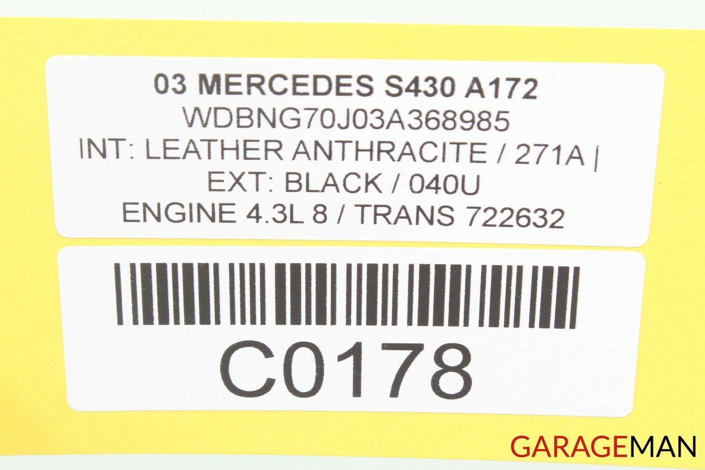 00-06 Mercedes W220 S430 S500 Rear Right Side Seat Control Module Unit OEM