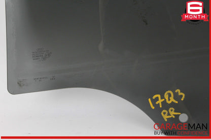 15-18 Audi Q3 Quattro Rear Right Passenger Side Door Window Glass OEM