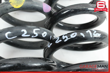 08-14 Mercedes W204 C250 Rear Left & Right Shock Absorber Coil Spring Set OEM