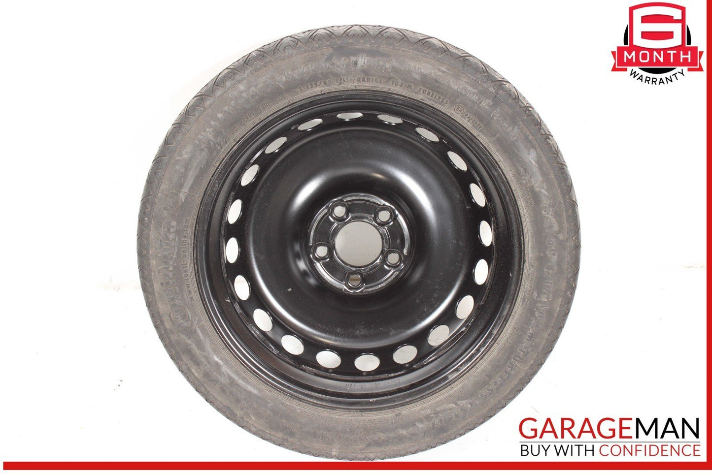 10-17 Mercedes W207 E400 C250 Coupe Donut Spare Tire Wheel Rim 135 80 17" OEM
