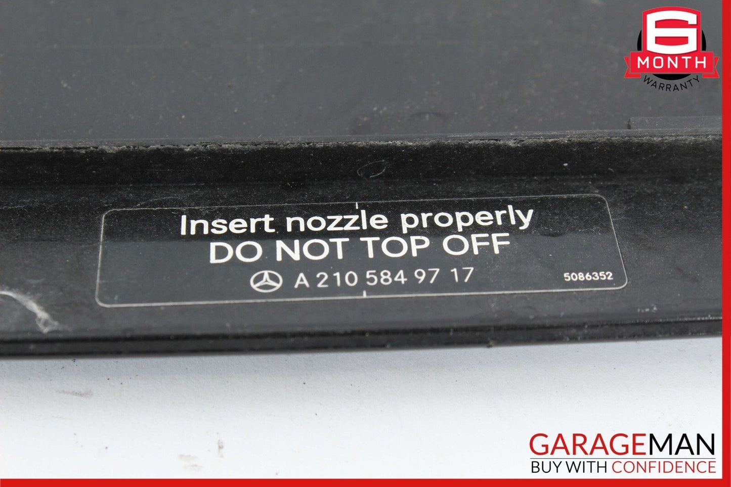 03-09 Mercedes W221 S550 E550 Sedan Fuel Gas Tank Lid Door Black OEM