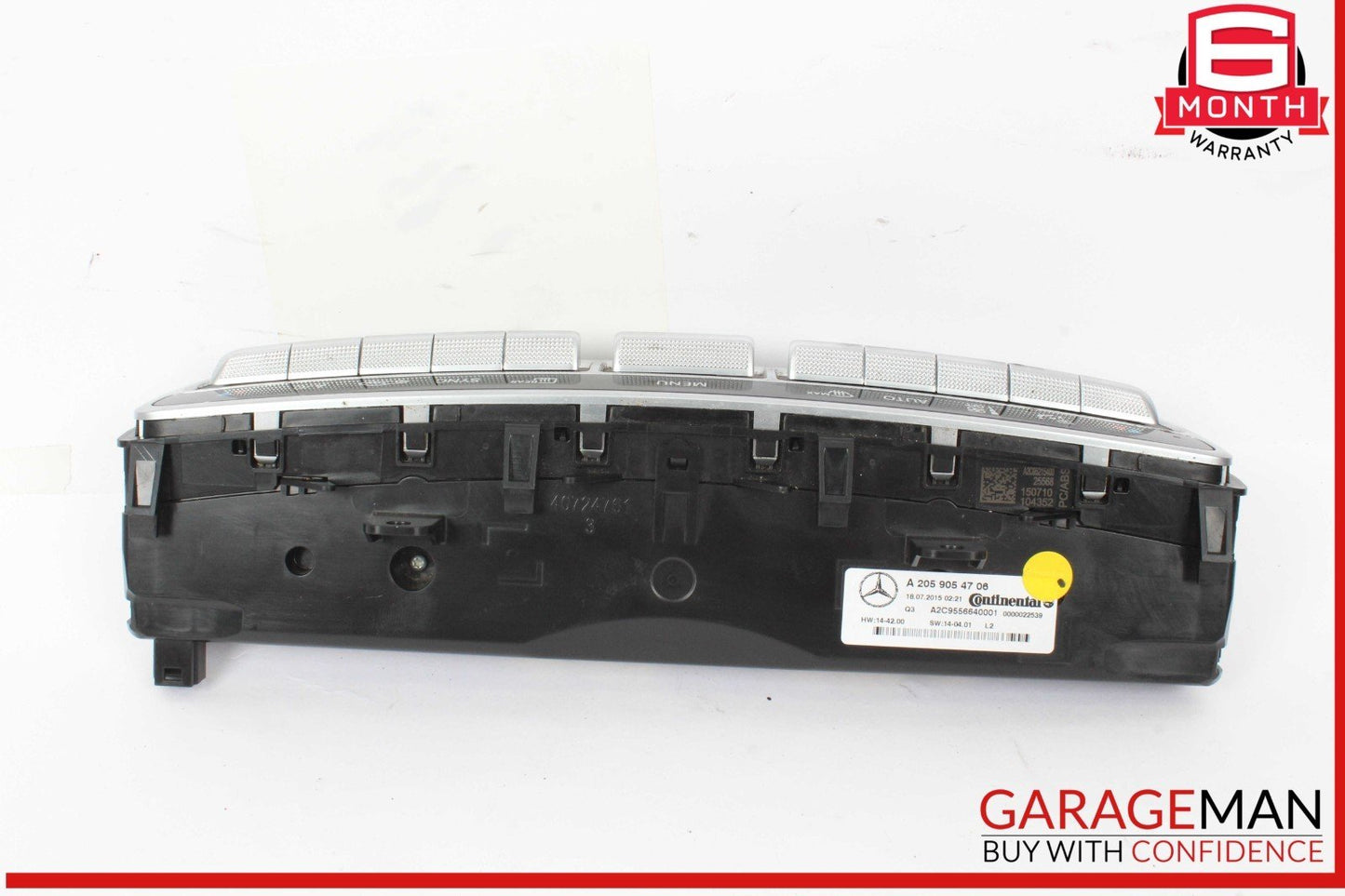 15-20 Mercedes W205 C300 C350e C400 A/C AC Heater Climate Control Switch OEM