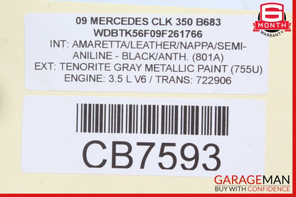 05-09 Mercedes W209 CLK350 ABS Anti Lock Brake Pump ESP Control Module OEM