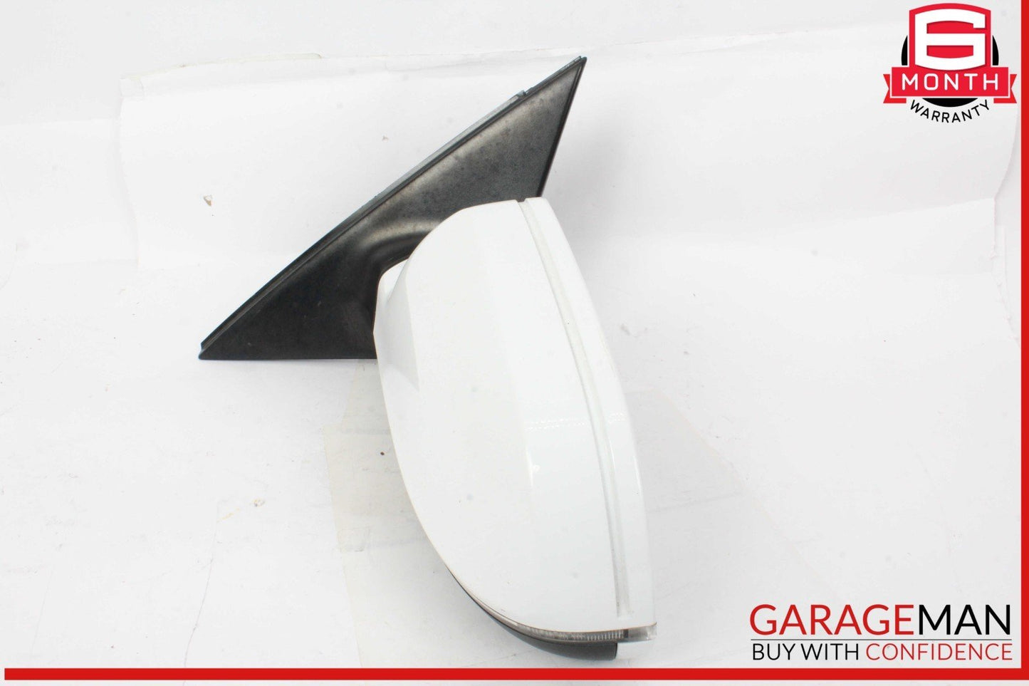 09-16 Audi S4 Front Left Driver Side Door Rear View Mirror White OEM
