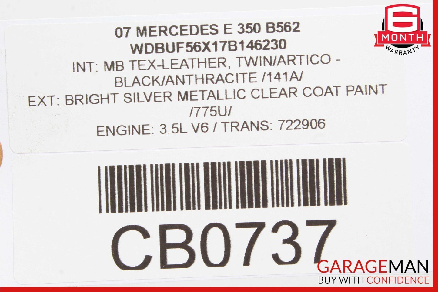 00-13 Mercedes W203 C350 GLK500 S500 E350 Engine Throttle Valve Body