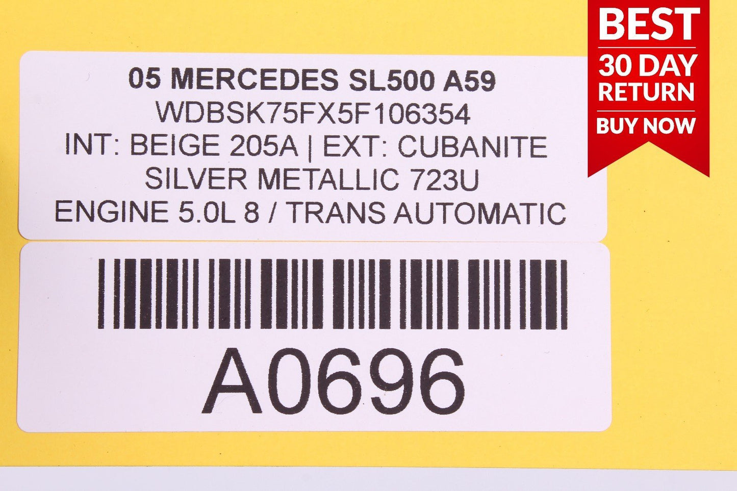 03-06 Mercedes R230 SL500 Front Left Side Seat Valve Block Control Module A59