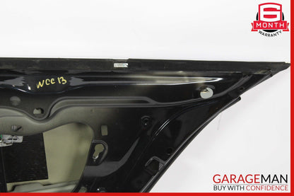 09-17 Volkswagen VW CC Rear Right Side Exterior Door Shell Panel Black OEM