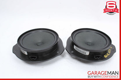 08-15 Mercedes W204 C250 C350 Front Right & Left Door Sound Speakers Set of 2
