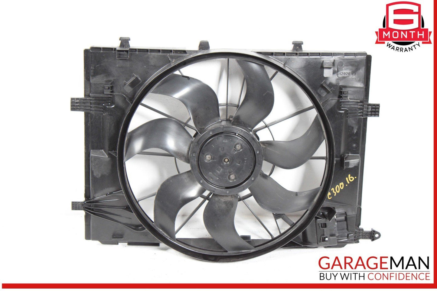 15-23 Mercedes W205 C300 Engine Radiator Cooling Fan Motor Assy OEM